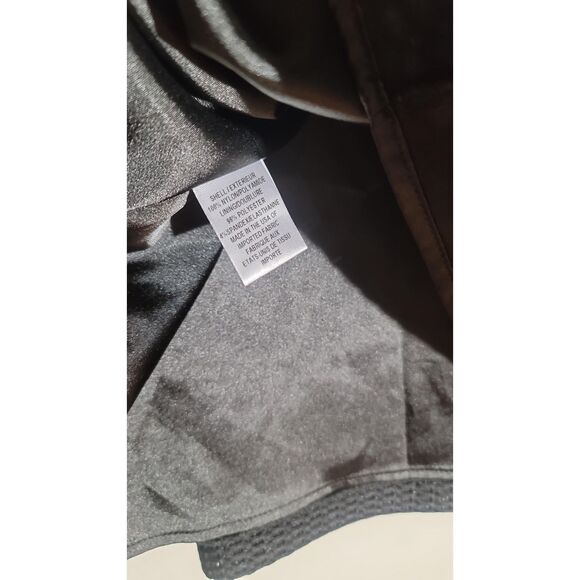 Milly Women's NWOT Bonded Tech Bubble Black Lined Skirt Box Pleated sz L *Flaws - Picture 6 of 7